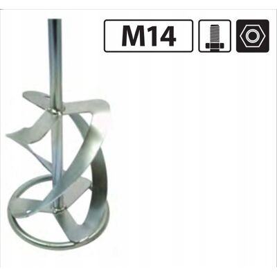 Mieszadło Do Zapraw Turbo Mix Ze Śrubą M14 140 Mm Solid Mieszadło Do Zapraw Turbo Mix Ze Śrubą M14 140 Mm Solid