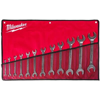 MILWAUKEE KLUCZ DWUSTRONNIE PŁASKI ZESTAW 12szt. MILWAUKEE KLUCZ DWUSTRONNIE PŁASKI ZESTAW 12szt.