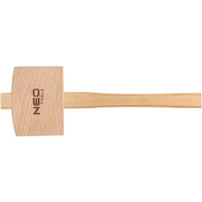 GTX Poland Młotek drewniany 380g, 120x90x48 mm, długość 350 mm, NEO 25-077 GTX Poland Młotek drewniany 380g, 120x90x48 mm, długość 350 mm, NEO 25-077