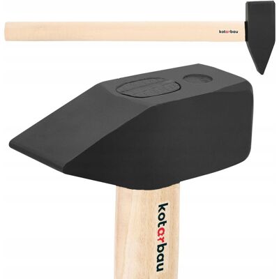 Kotarbau MŁOTEK MŁOT ŚLUSARSKI KUTY 5 KG WBIJANIA GWOŹDZI KUCIA TRZONEK DREWNIANY Kotarbau MŁOTEK MŁOT ŚLUSARSKI KUTY 5 KG WBIJANIA GWOŹDZI KUCIA TRZONEK DREWNIANY