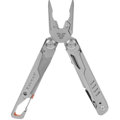 Multitool Tasman PRO 17 funkcji jakość premium kolor srebrny Multitool Tasman PRO 17 funkcji jakość premium kolor srebrny