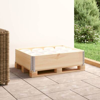 VMP Nadstawka paletowa, 60x80 cm, lite drewno sosnowe VMP Nadstawka paletowa, 60x80 cm, lite drewno sosnowe