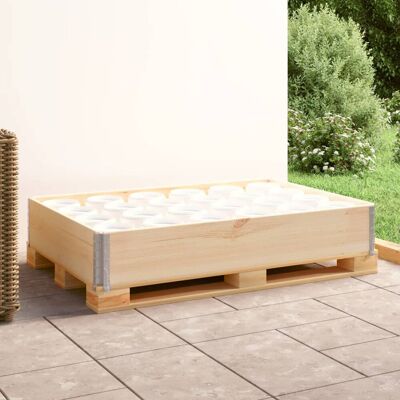 VMP Nadstawka paletowa, 80x120 cm, lite drewno sosnowe VMP Nadstawka paletowa, 80x120 cm, lite drewno sosnowe