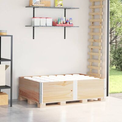VMP Nadstawki paletowe, 2 szt., 150x100 cm, drewno sosnowe VMP Nadstawki paletowe, 2 szt., 150x100 cm, drewno sosnowe