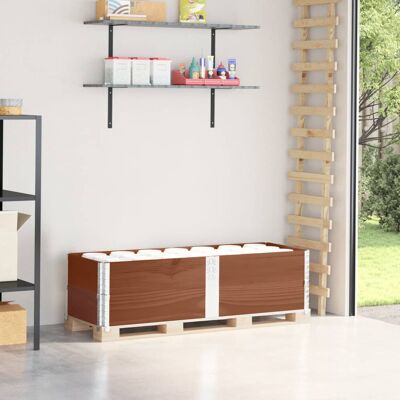 VMP Nadstawki paletowe, 2 szt., brązowe, 150x50 cm, drewno sosnowe VMP Nadstawki paletowe, 2 szt., brązowe, 150x50 cm, drewno sosnowe