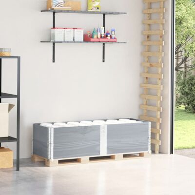 VMP Nadstawki paletowe, 2 szt., szare, 150x50 cm, drewno sosnowe VMP Nadstawki paletowe, 2 szt., szare, 150x50 cm, drewno sosnowe