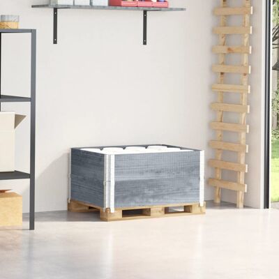 VMP Nadstawki paletowe, 2 szt., szare, 80x60 cm, drewno sosnowe VMP Nadstawki paletowe, 2 szt., szare, 80x60 cm, drewno sosnowe