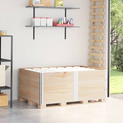 VMP Nadstawki paletowe, 3 szt., 150x100 cm, drewno sosnowe VMP Nadstawki paletowe, 3 szt., 150x100 cm, drewno sosnowe