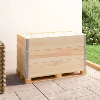 VMP Nadstawki Paletowe, 3 Szt., 50x100 Cm, Lite Drewno Sosnowe VMP Nadstawki Paletowe, 3 Szt., 50x100 Cm, Lite Drewno Sosnowe
