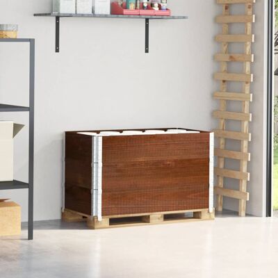 VMP Nadstawki paletowe, 3 szt., brązowe, 100x50 cm, drewno sosnowe VMP Nadstawki paletowe, 3 szt., brązowe, 100x50 cm, drewno sosnowe
