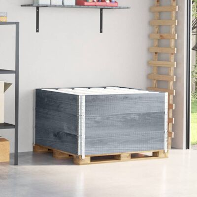 VMP Nadstawki paletowe, 3 szt., szare, 100x100 cm, drewno sosnowe VMP Nadstawki paletowe, 3 szt., szare, 100x100 cm, drewno sosnowe