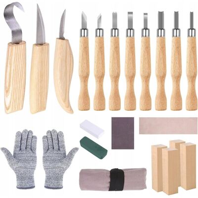 inna (Inny) NARZĘDZIA DO RZEŹBIENIA DREWNO NOŻE OSTRY ERGONOMICZNY DESIGN 21 W 1 inna (Inny) NARZĘDZIA DO RZEŹBIENIA DREWNO NOŻE OSTRY ERGONOMICZNY DESIGN 21 W 1