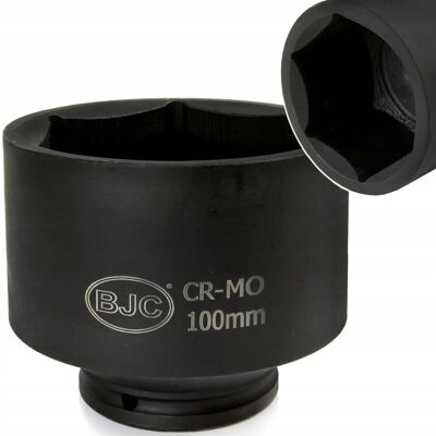 BJC Nasadka Udarowa 100Mm Klucz Nasadowy 1' Cr-Mo 6-Kąt BJC Nasadka Udarowa 100Mm Klucz Nasadowy 1' Cr-Mo 6-Kąt