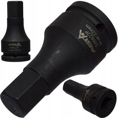 Nasadka Udarowa 3/4″ Imbus Hex 22 Mm Asta Nasadka Udarowa 3/4″ Imbus Hex 22 Mm Asta
