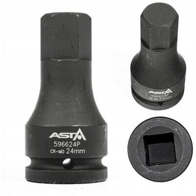 NASADKA UDAROWA 3/4″ Imbus HEX 24MM Asta NASADKA UDAROWA 3/4″ Imbus HEX 24MM Asta