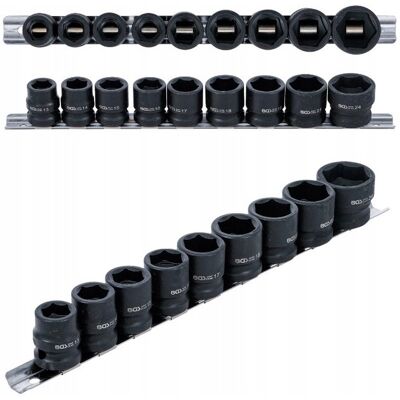 BGS Technic Nasadki udarowe 13-24mm, Zestaw nasadek 9 szt. 1/2' BGS Technic Nasadki udarowe 13-24mm, Zestaw nasadek 9 szt. 1/2'