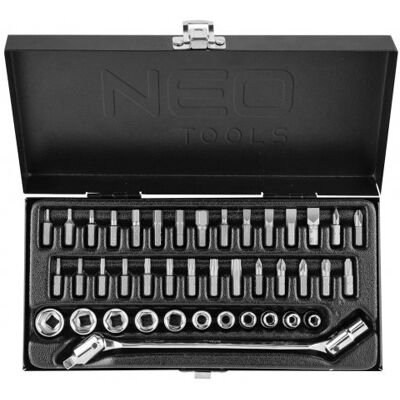 Zestaw 41 końcówek nasadek - Socket Set Zestaw 41 końcówek nasadek - Socket Set