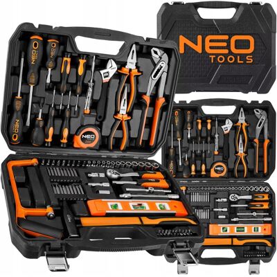 NEO TOOLS - 10-202 - 88 sztuk - Czarna plastikowa obudowa - Zestaw narzędzi NEO TOOLS - 10-202 - 88 sztuk - Czarna plastikowa obudowa - Zestaw narzędzi