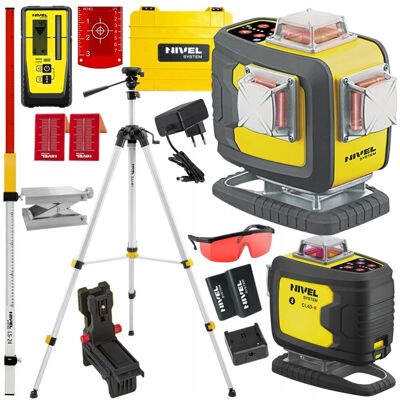 Nivel System Laser Krzyżowy 4D Czerwony Cl4D-R Walizka + Sjjm1Ex Rd800 Ls24 Nivel System Laser Krzyżowy 4D Czerwony Cl4D-R Walizka + Sjjm1Ex Rd800 Ls24
