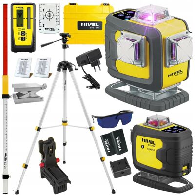 Nivel System Laser Krzyżowy 4D Fioletowy Cl4D-P Walizka +Sjjm1Ex Rd800 Ls24 Nivel System Laser Krzyżowy 4D Fioletowy Cl4D-P Walizka +Sjjm1Ex Rd800 Ls24