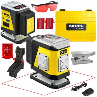 NIVEL SYSTEM LASER PŁASZCZYZNOWY CZERWONY Bluetooth+AKCESORIA WALIZKA CL1R NIVEL SYSTEM LASER PŁASZCZYZNOWY CZERWONY Bluetooth+AKCESORIA WALIZKA CL1R