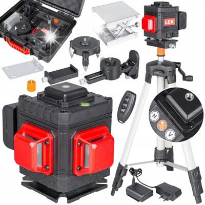Inny producent NIWELATOR laserowy LASER krzyżowy POZIOMICA 3D statyw 12 liniami Inny producent NIWELATOR laserowy LASER krzyżowy POZIOMICA 3D statyw 12 liniami
