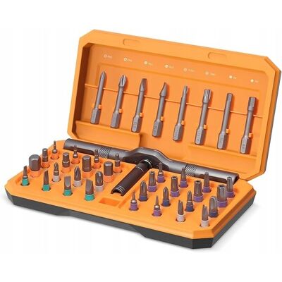Inny producent ORIA PRECYZYJNY ZESTAW WKRĘTAKÓW 42 W 1 Z GRZECHOTKĄ I MAGNETYZATOREM Inny producent ORIA PRECYZYJNY ZESTAW WKRĘTAKÓW 42 W 1 Z GRZECHOTKĄ I MAGNETYZATOREM