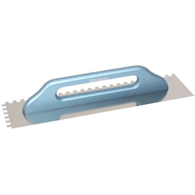 Paca nierdzewna 130x480mm ząb 10x10mm uchwyt drewniany Kubala 0411 Paca nierdzewna 130x480mm ząb 10x10mm uchwyt drewniany Kubala 0411