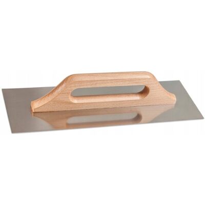 Paca nierdzewna gładka uchwyt drewniany Maan 130 x 700 mm Paca nierdzewna gładka uchwyt drewniany Maan 130 x 700 mm