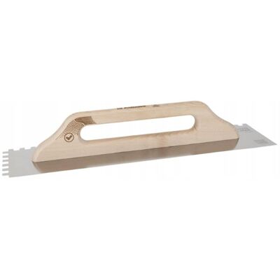 Paca nierdzewna z zębem 6 mm ze znacznikiem Kubala Wood Line 130 x 480 mm Paca nierdzewna z zębem 6 mm ze znacznikiem Kubala Wood Line 130 x 480 mm