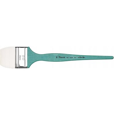Inny producent Pędzel Aquaflat płaski, szerokość 60 mm, długa rączka Inny producent Pędzel Aquaflat płaski, szerokość 60 mm, długa rączka