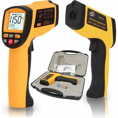 Benetech PIROMETR TERMOMETR LASEROWY BEZDOTYKOWY -30 +1150 Benetech PIROMETR TERMOMETR LASEROWY BEZDOTYKOWY -30 +1150