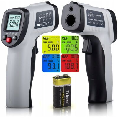 Benetech PIROMETR TERMOMETR LASEROWY BEZDOTYKOWY -50 +500°C Benetech PIROMETR TERMOMETR LASEROWY BEZDOTYKOWY -50 +500°C