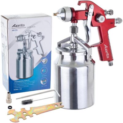 Pistolet Lakierniczy AUARITA Do Malowania Dysza 1,4mm Dolny Zbiornik 1000ml Pistolet Lakierniczy AUARITA Do Malowania Dysza 1,4mm Dolny Zbiornik 1000ml