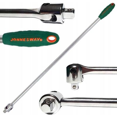 Jonnesway Pokrętło przegubowe 1/2' z rękojeścią 600mm klucz do kół Jonnesway Pokrętło przegubowe 1/2' z rękojeścią 600mm klucz do kół