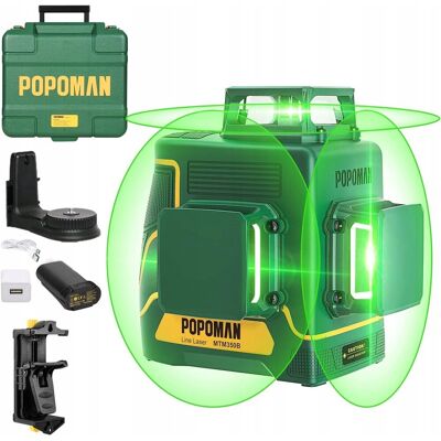 Inny producent POPOman MTM350B Poziomica Laserowa Krzyżowa 12 Linii 60m Inny producent POPOman MTM350B Poziomica Laserowa Krzyżowa 12 Linii 60m