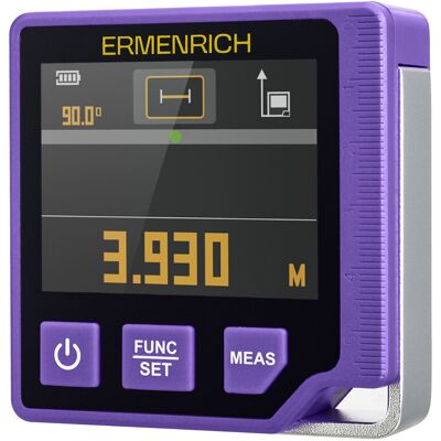 Poziomica cyfrowa z dalmierzem laserowym 3-w-1 Ermenrich Verk LQ60 Poziomica cyfrowa z dalmierzem laserowym 3-w-1 Ermenrich Verk LQ60
