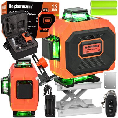 Poziomica laserowa Heckermann 16 linii 4DH NOWA Poziomica laserowa Heckermann 16 linii 4DH NOWA