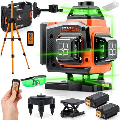 GLOBAL INCOME Poziomica laserowa Humberg HM-175 laser krzyżowy 4D samopoziomujący 16 linii 2xAKU GLOBAL INCOME Poziomica laserowa Humberg HM-175 laser krzyżowy 4D samopoziomujący 16 linii 2xAKU