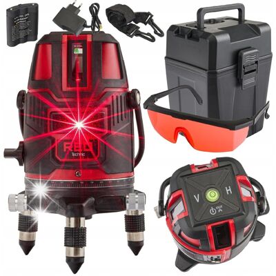 Inny producent POZIOMICA LASEROWA LASER KRZYŻOWY 360 CZERWONY MOCNY 40M WALIZKA OKULARY Inny producent POZIOMICA LASEROWA LASER KRZYŻOWY 360 CZERWONY MOCNY 40M WALIZKA OKULARY
