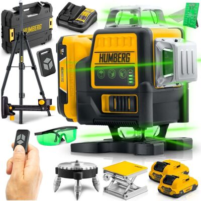 GLOBAL INCOME Poziomica laserowa laser krzyżowy 4D Humberg samopoziomujący 50m zestaw GLOBAL INCOME Poziomica laserowa laser krzyżowy 4D Humberg samopoziomujący 50m zestaw