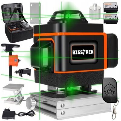 Inny producent POZIOMICA PŁASZCZYZNOWA LASEROWA 16 LINIOWA 360 STOPNI LASER KRZYŻOWY 4D Inny producent POZIOMICA PŁASZCZYZNOWA LASEROWA 16 LINIOWA 360 STOPNI LASER KRZYŻOWY 4D