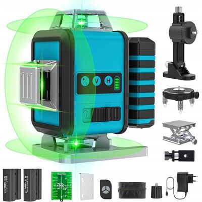 Inny producent POZIOMNICA LASEROWA POZIOMICA 4D 16 LINII KRZYŻOWA 360 LASER ZESTAW Inny producent POZIOMNICA LASEROWA POZIOMICA 4D 16 LINII KRZYŻOWA 360 LASER ZESTAW