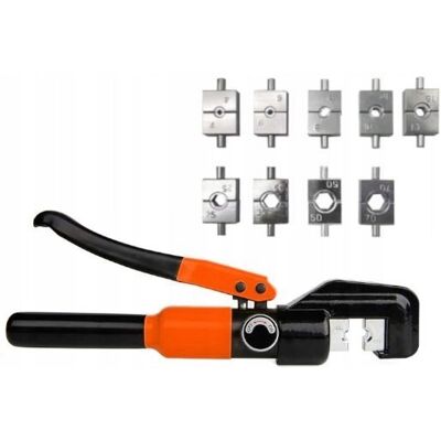 PRASKA HYDRAULICZNA 4-70mm + WALIZKA do zaciskania końcówek - Kraft&Dele PRASKA HYDRAULICZNA 4-70mm + WALIZKA do zaciskania końcówek - Kraft&Dele