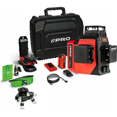 Pro Laser Krzyżowy Wieloliniowy 3d 3x360° Zielona Wiązka Aq3dg Plus Pro Laser Krzyżowy Wieloliniowy 3d 3x360° Zielona Wiązka Aq3dg Plus
