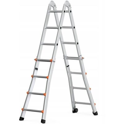 PROFESJONALNA DRABINA TELESKOPOWA VEVOR A-FRAME 4.5M ALUMINIOWA MOCNA PROFESJONALNA DRABINA TELESKOPOWA VEVOR A-FRAME 4.5M ALUMINIOWA MOCNA