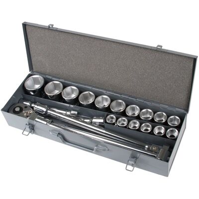 PROFIX PROLINE, Zestaw 21 Szt Nasadek Cv 3/4', 19-50 mm, 18811 PROFIX PROLINE, Zestaw 21 Szt Nasadek Cv 3/4', 19-50 mm, 18811