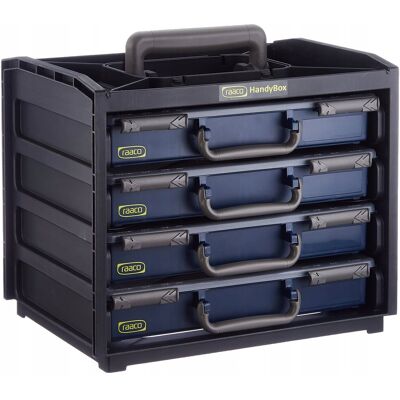 RAACO Skrzynka Narzędziowa HandyBox 55x4 Z Przegrodami RAACO Skrzynka Narzędziowa HandyBox 55x4 Z Przegrodami