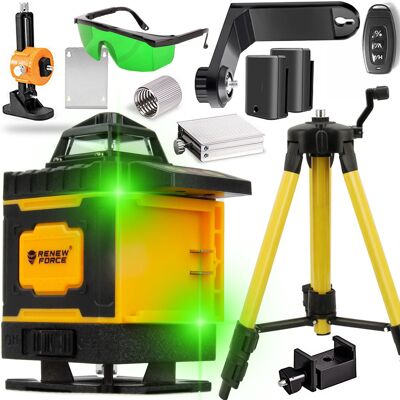 RENEW FORCE LASER KRZYŻOWY 360 POZIOMICA LASEROWA LCD 16 LINI ZIELONY PRECYZJA ZDALNY LL07P RENEW FORCE LASER KRZYŻOWY 360 POZIOMICA LASEROWA LCD 16 LINI ZIELONY PRECYZJA ZDALNY LL07P
