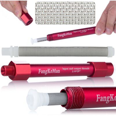 Inny producent Rosfix Gniazdo do Filtra Paluszkowego – Uniwersalne Połączenie z Agregatem Wbudowany Element Filtrujący Ochrona Pistoletu i Węża Inny producent Rosfix Gniazdo do Filtra Paluszkowego – Uniwersalne Połączenie z Agregatem Wbudowany Element Filtrujący Ochrona Pistoletu i Węża